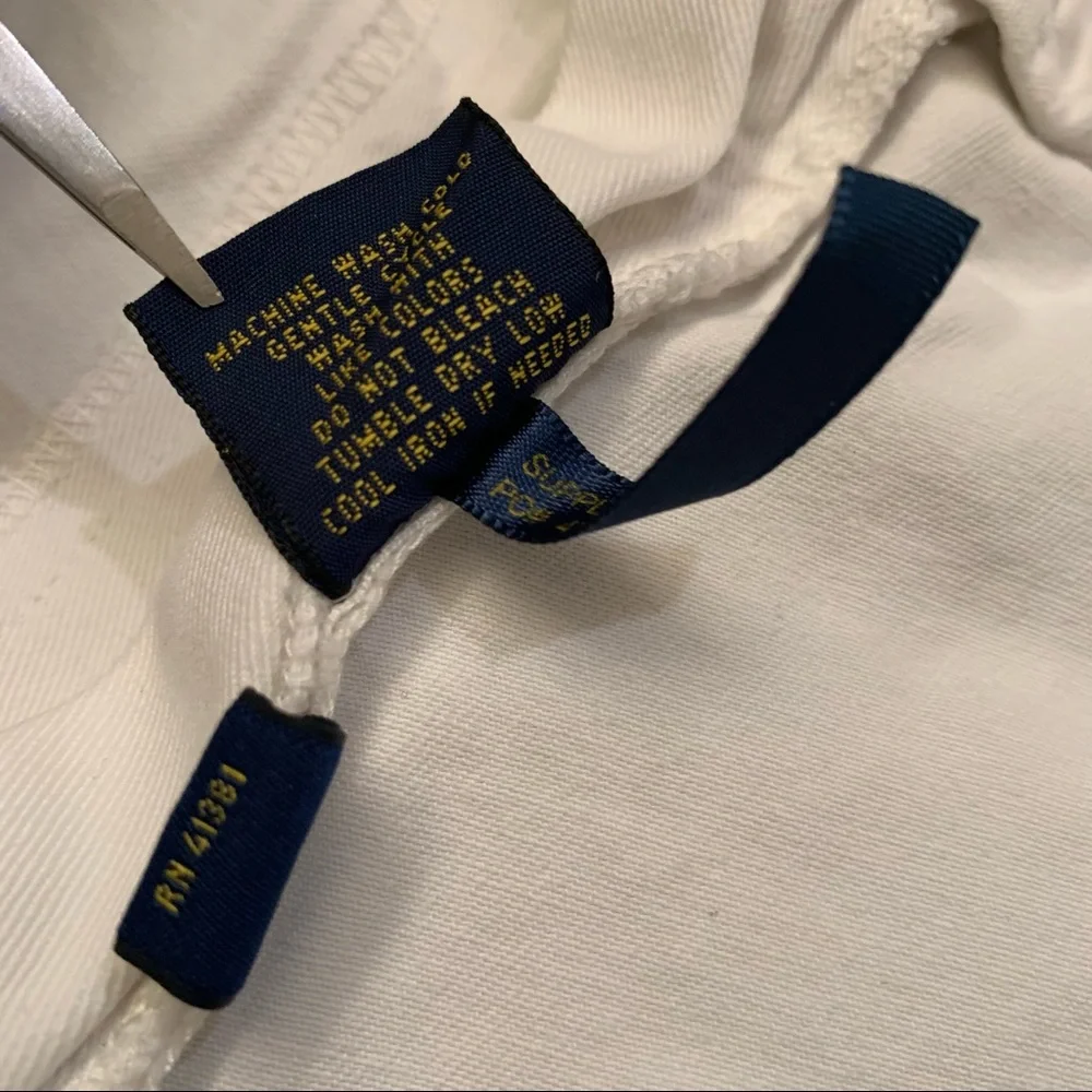 Polo Ralph Lauren Classic Fit 9” White Chino Shorts Men’s‎ Size 40